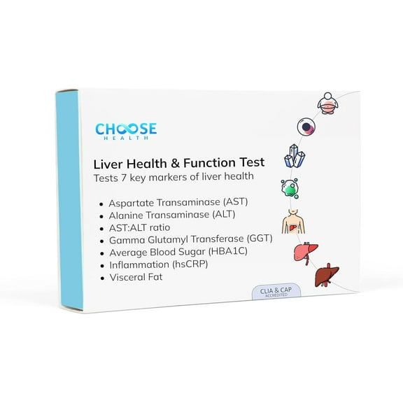 Liver Function Test | 7-in-1 At-Home Blood Panel | Choose Health