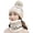 Khaki, variant on Winter Hats and Scarf Set for Women Slouchy Color Matching Knitted Cap Vintage Cycling Driving Winter Necessaries