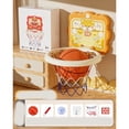 thumbnail image 1 of LEEYNEERMini Basketball Hoop Set， Indoor Play Wall Mount Basketball Hoop for Door with Goal for Game Fun，Scoring Model Yellow, 1 of 4
