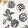 thumbnail image 4 of Splozh Baby Boy's Clothing 3 6 12 18 24 Months Infant Baby Boy Outfit Romper Bodysuit Pants Fall Clothes 2PCS Outfits Set,Light Gray,3-6 Months, 4 of 6