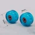 thumbnail image 2 of 54mm Durable PU Skateboard Glow Wheels with High Elasticity Skateboard, 2 of 7
