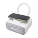 thumbnail image 2 of Reloj despertador con altavoz Bluetooth, reloj despertador con altavoz Bluetooth, cargador inalámbrico, reloj FM, radio, música, lámpara de noche con cargador inalámbrico, características de vanguardia Jadeshay A, 2 of 8