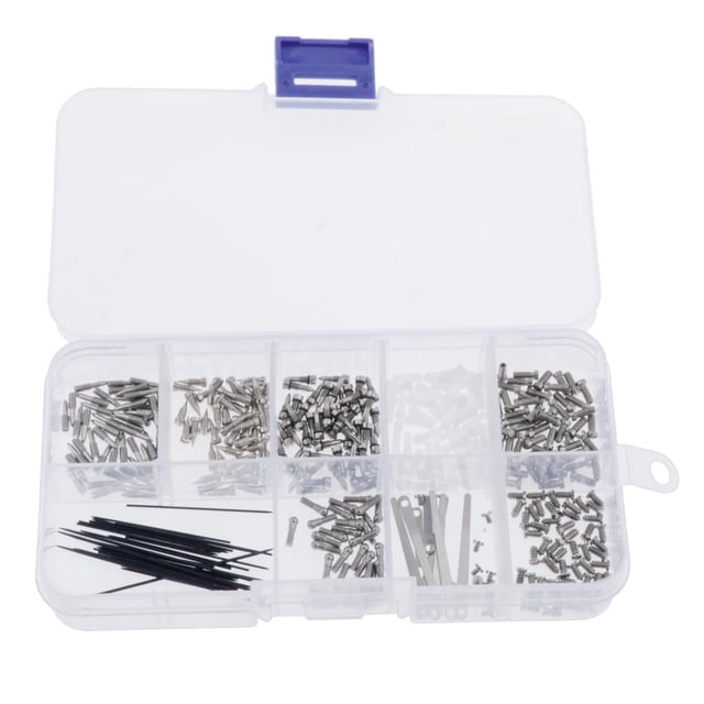 Accesorios de Mantenimiento Hugo Tornillos para Clarinete Con Caja de Reparación de Piezas de Bricolaje
