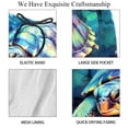 thumbnail image 4 of luoweisi Men's Beach Shorts Quick Dry Swim Trunks with Mesh Lining Sea Turtle XL, 4 of 5