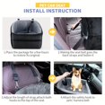 thumbnail image 4 of 1-Pack Round Dog Car Seat Cushion - Portable Pet Car Seat Cover, Soft Polyester Material, Ideal for Small & Medium Breed Dogs, Essential Pet Travel Accessory, 4 of 7