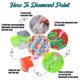 thumbnail image 2 of (BDZ07) Posavasos Impermeable Mejorado Juego Posavasos Diamantes Bricolaje Lavable (posavasos Acrílico + Cubierta Impermeable + Estante Almacenamiento Juego 6 Piezas Mandala), 2 of 8