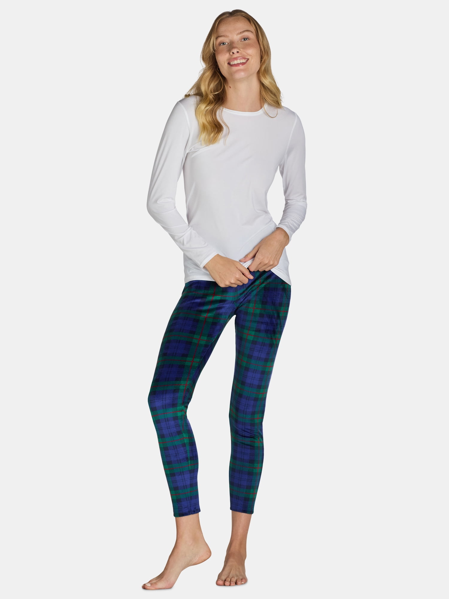 ClimateRight by Cuddl Duds Women's Mild Stretch Microfiber Warm Long Underwear Top, Sizes up to 4X