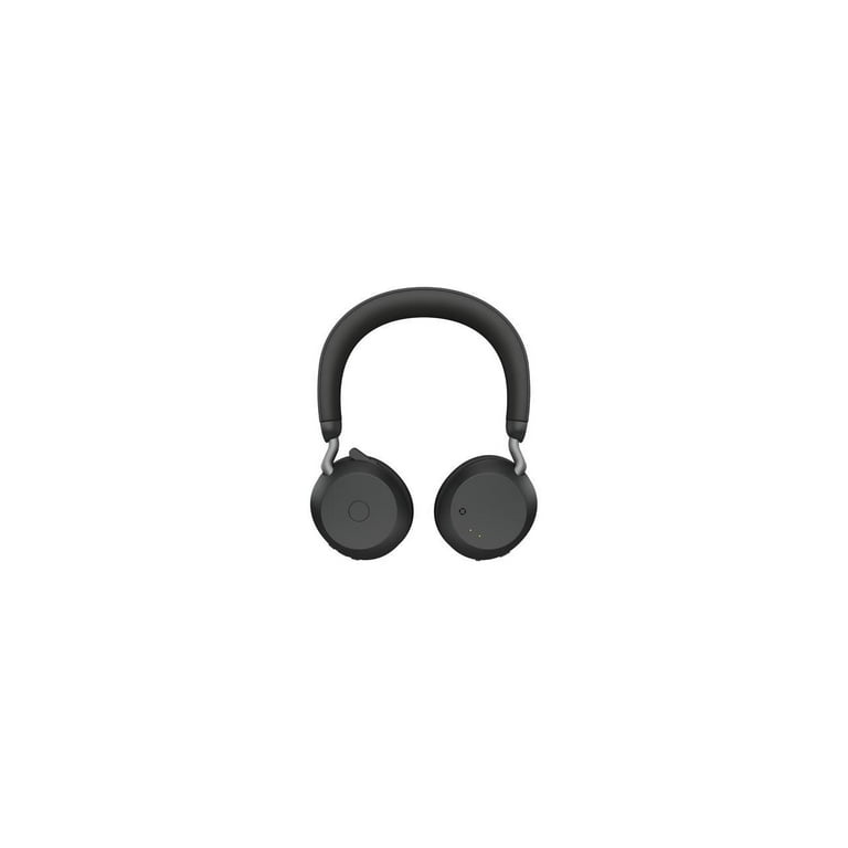 Jabra Evolve2 75 PC Wireless Headset with 8-Microphone  Technology - Dual Foam Stereo Headphones with Adjustable Advanced Active  Noise Cancelling, USB-C Bluetooth Adapter and UC Compatibility - Black :  Electronics