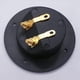 thumbnail image 3 of 9 Piezas DIY Casa Estéreo de Coche Caja de Altavoz de 2 Vías Poste de Unión de Terminales Conectores de Copa de Resorte Redondo Enchufes de Subwoofer (Negro), 3 of 5