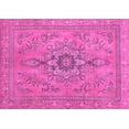 thumbnail image 1 of Ahgly Company Indoor Rectangle Abstract Pink Modern Area Rugs, 8' x 10', 1 of 4