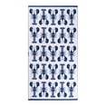 thumbnail image 3 of Mainstays Patriotic Cotton Blend Cotton Blend Beach Towel, 36 x 72 in, Navy Blue Lobster, 3 of 7