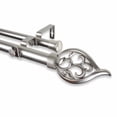 thumbnail image 4 of Flora Double Curtain Rod 48-84 inch - Mahogany, 4 of 4
