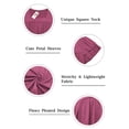 thumbnail image 4 of Plus Size Tee Shirts for Women Summer Casual Tees Short Sleeve Comfy Tops, 4 of 5