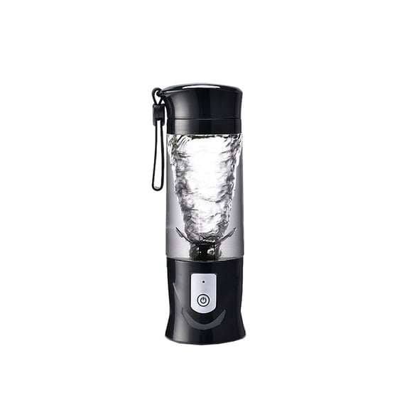 Naiovety Exprimidor eléctrico de verduras, licuadora de velocidad rápida, vaso para viajar, senderismo, Fitness, portátil, inalámbrico, Electrodomésticos Negro