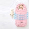 thumbnail image 4 of Cozy Toe Stroller Bunting Bag, Soft Coral Fleece Forro, Saco de pie universal resistente a la intemperie Adaptable para cochecitos Joggers Cochecito, 4 of 4