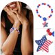 thumbnail image 5 of 1 juego de cuentas de madera para colgar en el cuello, pulsera delicada, adorno para el Día de la Independencia., 5 of 7