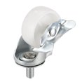 thumbnail image 4 of Unique Bargains 2 Inch Swivel Caster Wheels PP Threaded Stem with Brake 66lb Capacity 4 Pcs, 4 of 5