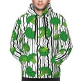 thumbnail image 2 of Bingfone Broccoli 2 Men's Drawstring Hoodie Long Sleeve Pocket Sweatshirts-Medium, 2 of 6