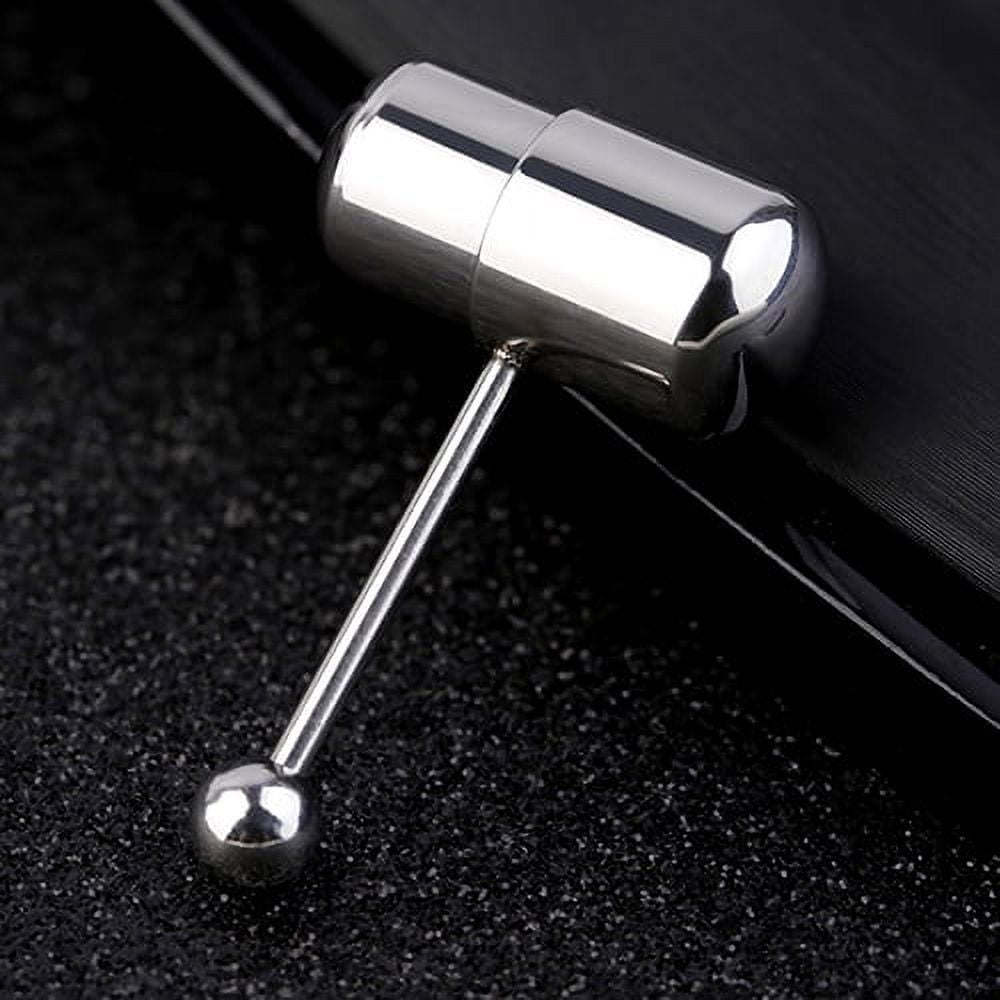 Huanledash 1Pc Cool Vibrating Barbell Tongue Rings Bars Piercing Stainless  Steel Body Jewelry