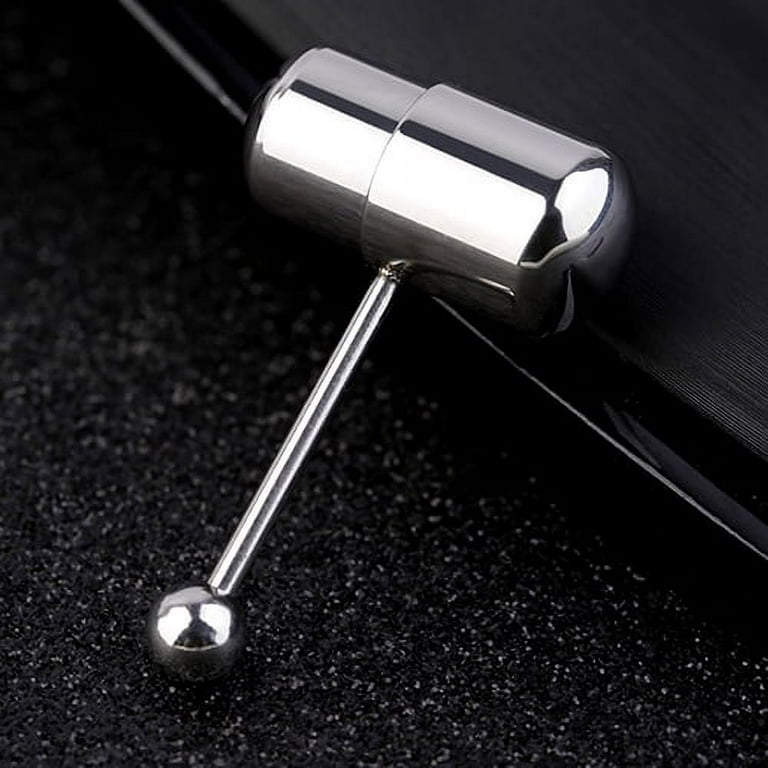 Huanledash 1Pc Cool Vibrating Barbell Tongue Rings Bars Piercing Stainless Steel Body Jewelry Huanledash 1Pc Cool Vibrating Barbell Tongue Rings Bars Piercing Stainless Steel Body Jewelry