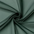 thumbnail image 3 of OVZME 42x14 Hunter Green Sheer Curtains for Small Windows 2 Pack, 14" Short Cafe Valance for Kitchen Bathroom, Soft Voile Rod Pocket Topper Curtains, Each 42Wx14L, 3 of 8