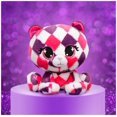 thumbnail image 5 of GUND P.Lushes Designer Fashion Pets Quinn OBearci Teddy Bear Premium Stuffed Animal, Pink/Purple, 6, 5 of 6