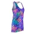 thumbnail image 4 of Holographic Floral Women's Racerback Dress Fashion Women's fashion Dress, 4 of 7