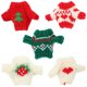 thumbnail image 1 of GAXIRE 5 piezas de ropa para muñecas, ropa decorativa para muñecas, suéter de invierno para muñecas, ropa reemplazable para muñecas de niña., 1 of 4