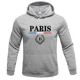 thumbnail image 3 of Sudadera con capucha deportiva informal para hombre, Jersey holgado de primavera y otoño con letras "PARIS" para parejas, estilo Hip-hop, Fitness y ocio, novedad de 2024, 3 of 5