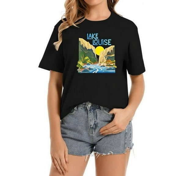 Womens Lake Louise Banff National Park Alberta Canada T-Shirt