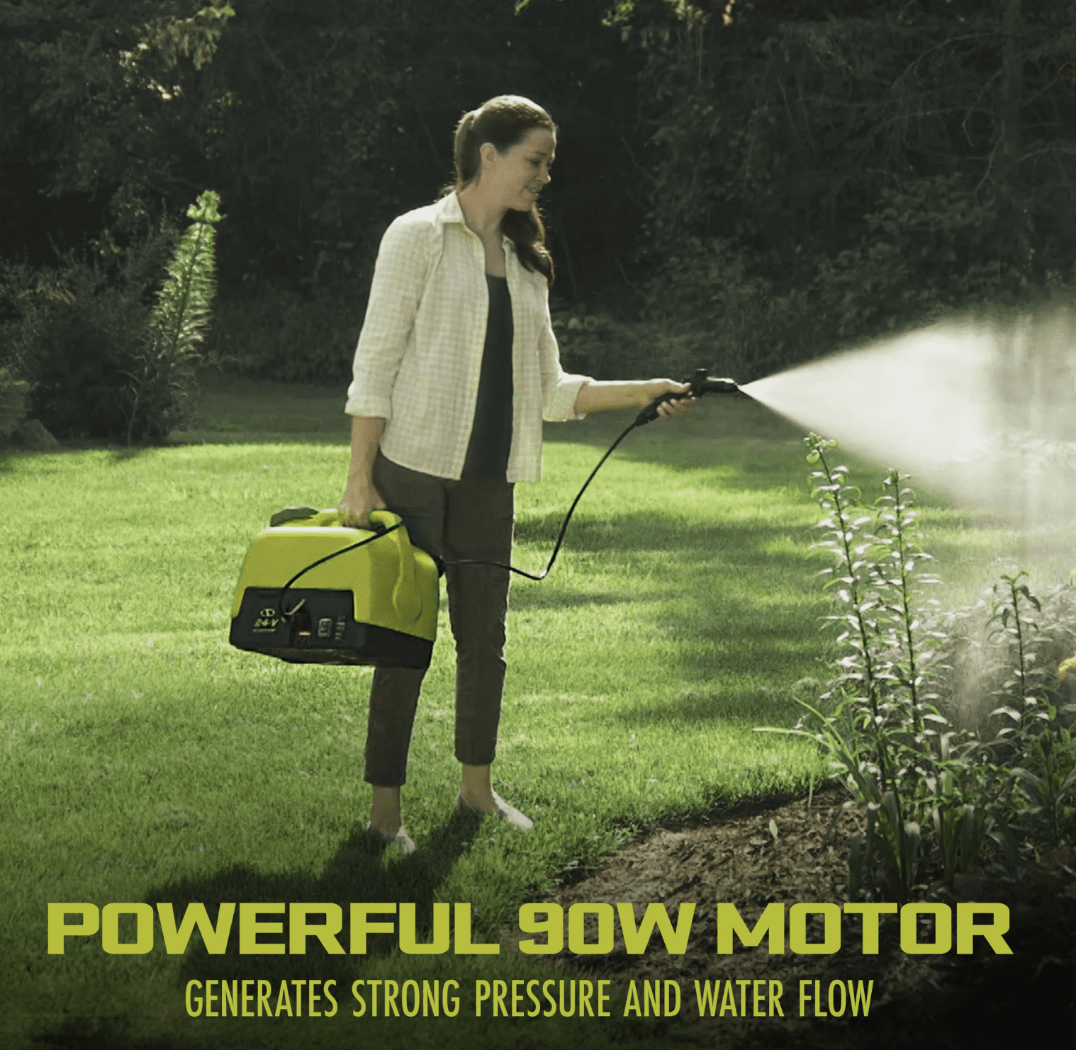 Restored Premium Sun Joe 24V ION+ Cordless Portable Sink/Shower Spray Washer Kit 2.0Ah Battery (Refurbished)