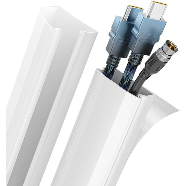 Cord Hider, Delamu 31.4" Cord Cover Large Cable Hider Wire Covers for