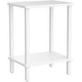 thumbnail image 5 of End Table, Set of 2, Side Table, Nightstand, 2-Tier Storage Shelf, Sofa Table for Small Space, Living Room, Bed Room, 5 of 16
