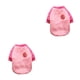 thumbnail image 4 of Ropa de invierno Methold Chaleco suéter para perros Bulldog rosa XS 2piezas, 4 of 5