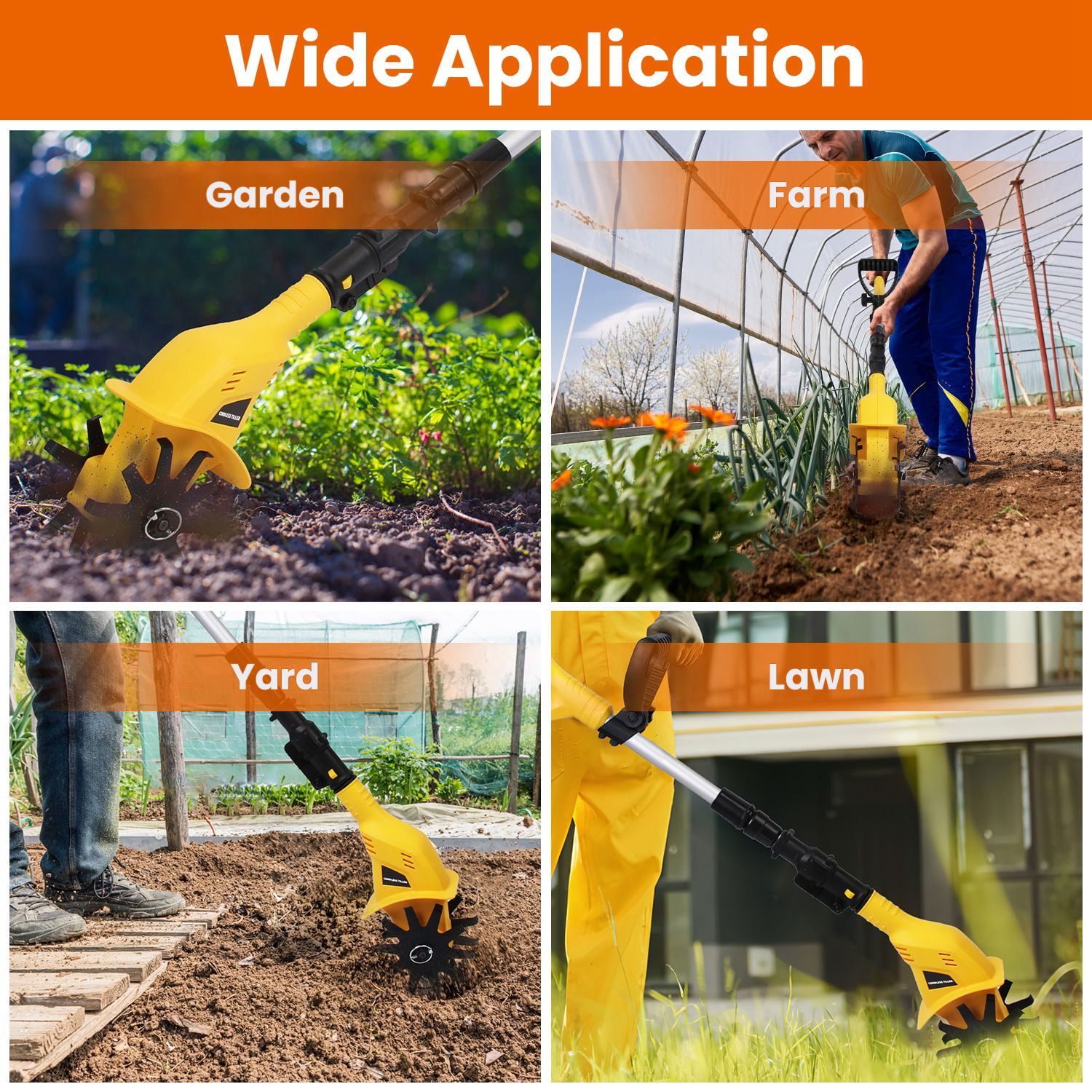 garden tiller battery operated
