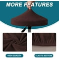 thumbnail image 5 of AIGIA 1 Pack Bar Stool Covers Round Stool Covers With Elastic Bands Slipcover Washable Stool Cushion Covers, 5 of 7