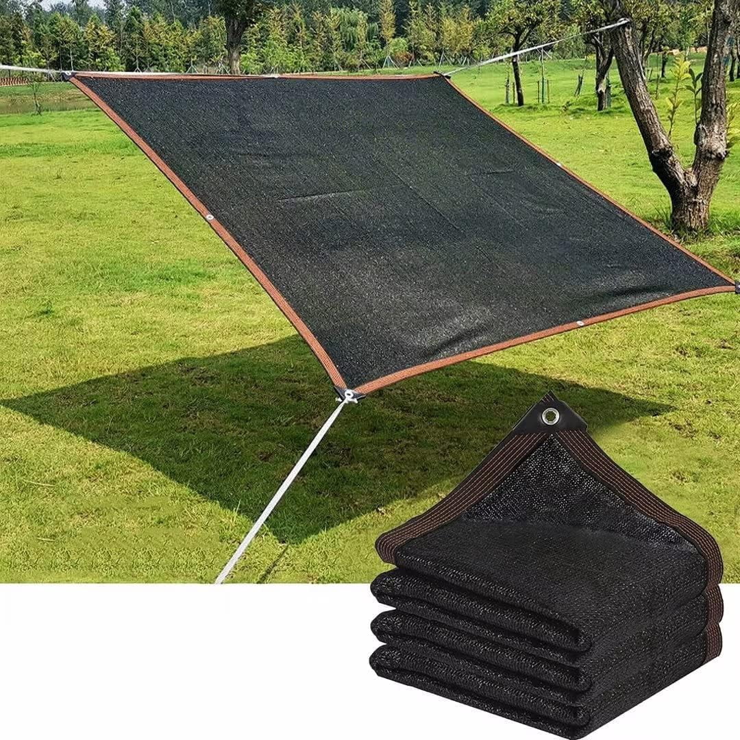90% Shade Cloth, 6.5 x 6.5 FT Resistant Sun Shade Net ,Shade Cloth with Grommets, Mesh Shade Tarp for Greenhouse, Pergola,Plant, and Backyard Patio Sunshade,Black
