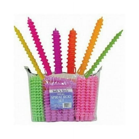 Burmax Soft 'n Style 108 Piece Spiral Rod Set