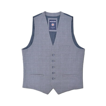 Lambretta Mens Dawson Checked Vest