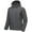 Gray, variant on Men's Lightweight Insulated Hybrid Jacket for Hiking Running Ski Thermal Warm with Removable Hood Gray 2XL