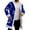 Blue, variant on Christmas Cardigan Santa Jacket Coat for Men Hoodies Trim Warm Fashion Claus Adult Suit Outfit