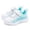 White, variant on Kids Athletic Mesh Sneakers Lightweight Lace-up Performance Running Shoes Pink 31
