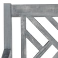 thumbnail image 5 of Safavieh Bradbury Outdoor Modern 3 Seat Garden Bench with Cushion, 5 of 7