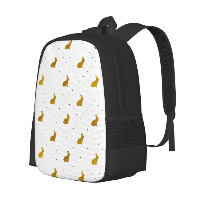 Balery Gold Rabbit Mochila para hombre y mujer - Tela Oxford 600D resistente - Gran capacidad, resistente al agua, ideal para la escuela, viajes y senderismo