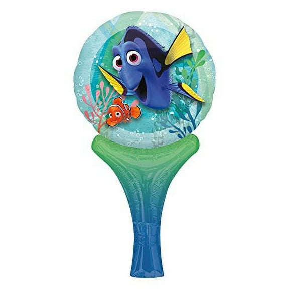Anagram International, Inc. Dory Fun-Consumer Inflated Party Balloon, 12", Multicolor Pack of 6