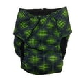 thumbnail image 4 of Barkertime Green Double Dots Water-Resistant Washable Dog Diaper - Made in USA, 4 of 7