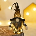 thumbnail image 2 of CSCHome Lighted Faceless Doll Indoor Outdoor Shopping Mall Window Hanging Gnome Doll(Orange), 2 of 5