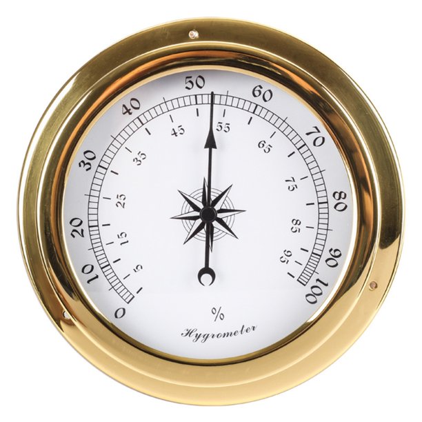 SUNRI 145mm Wall Mounted Thermometer Hygrometer Barometer Watch Tidal