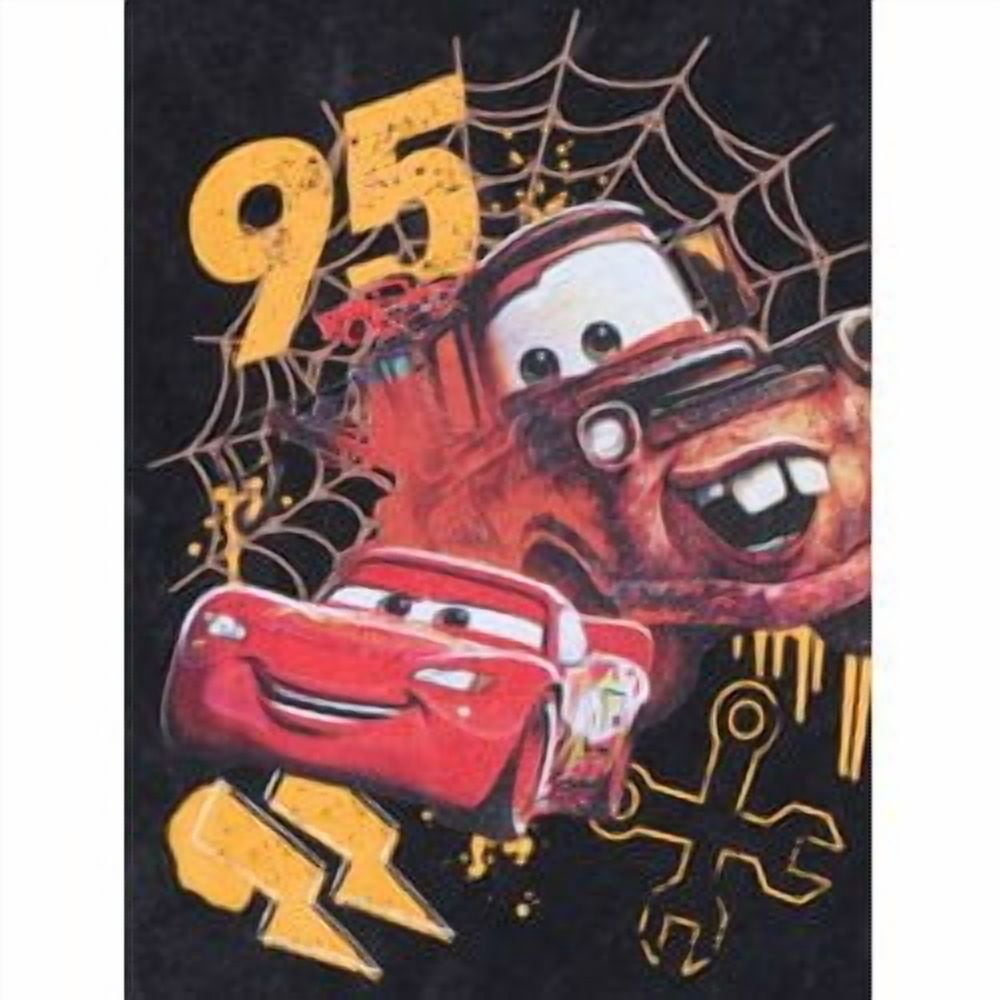 Pixar Cars Toddler Boys Halloween Crewneck Tee with Short Sleeves, Sizes 12M-5T