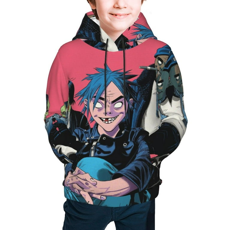 トップス Crush ProcessingShortLength Hoodie Gorillaz Hoodie 3d Print Pullover Hooded Long Sleeve